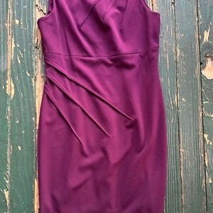 Berry colored pencil dress Calvin Kline  size 10